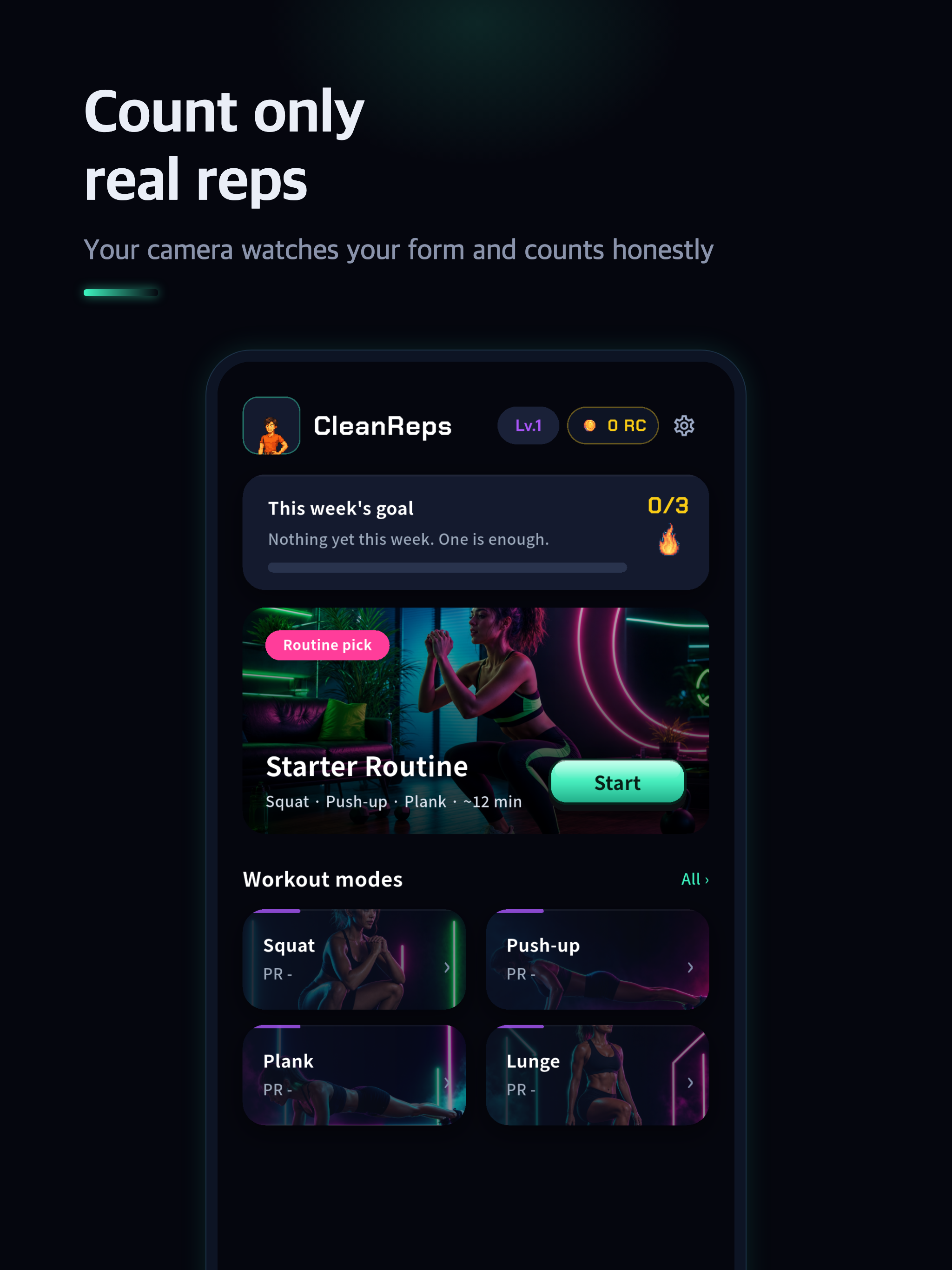 CleanReps: Motion Rep Counter screenshot 6