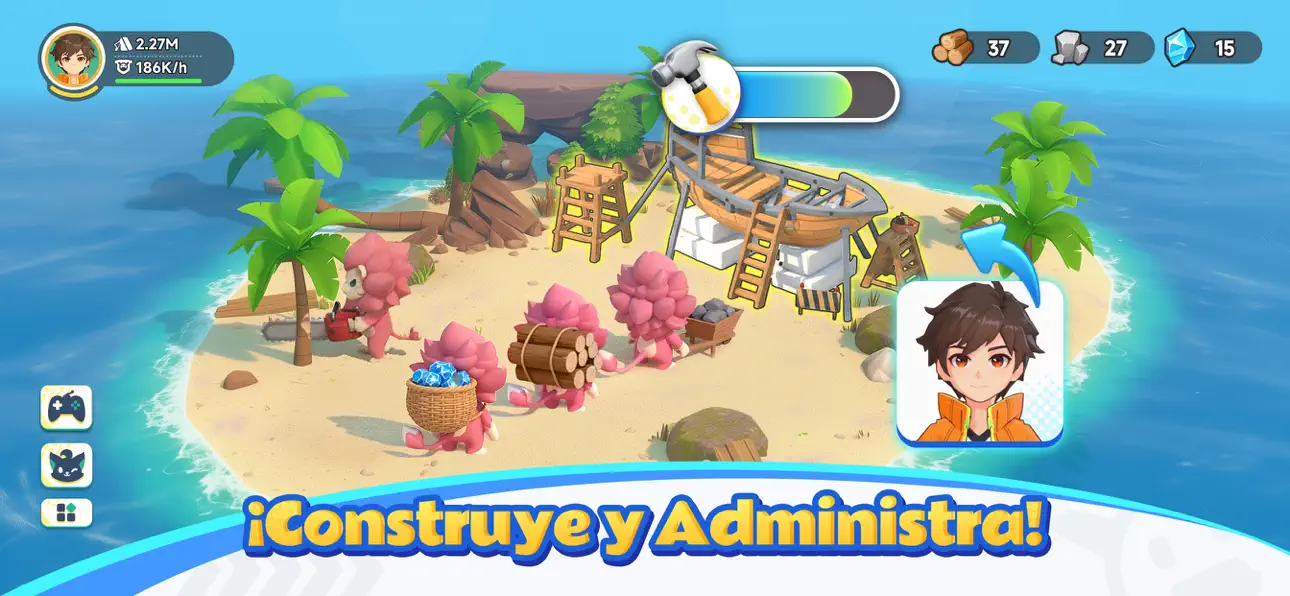 Catch & Build: Lands of Pals iOS Mod IPA screenshot 2 - iOS game interface