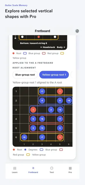 Guitar Scale Memory screenshot 3