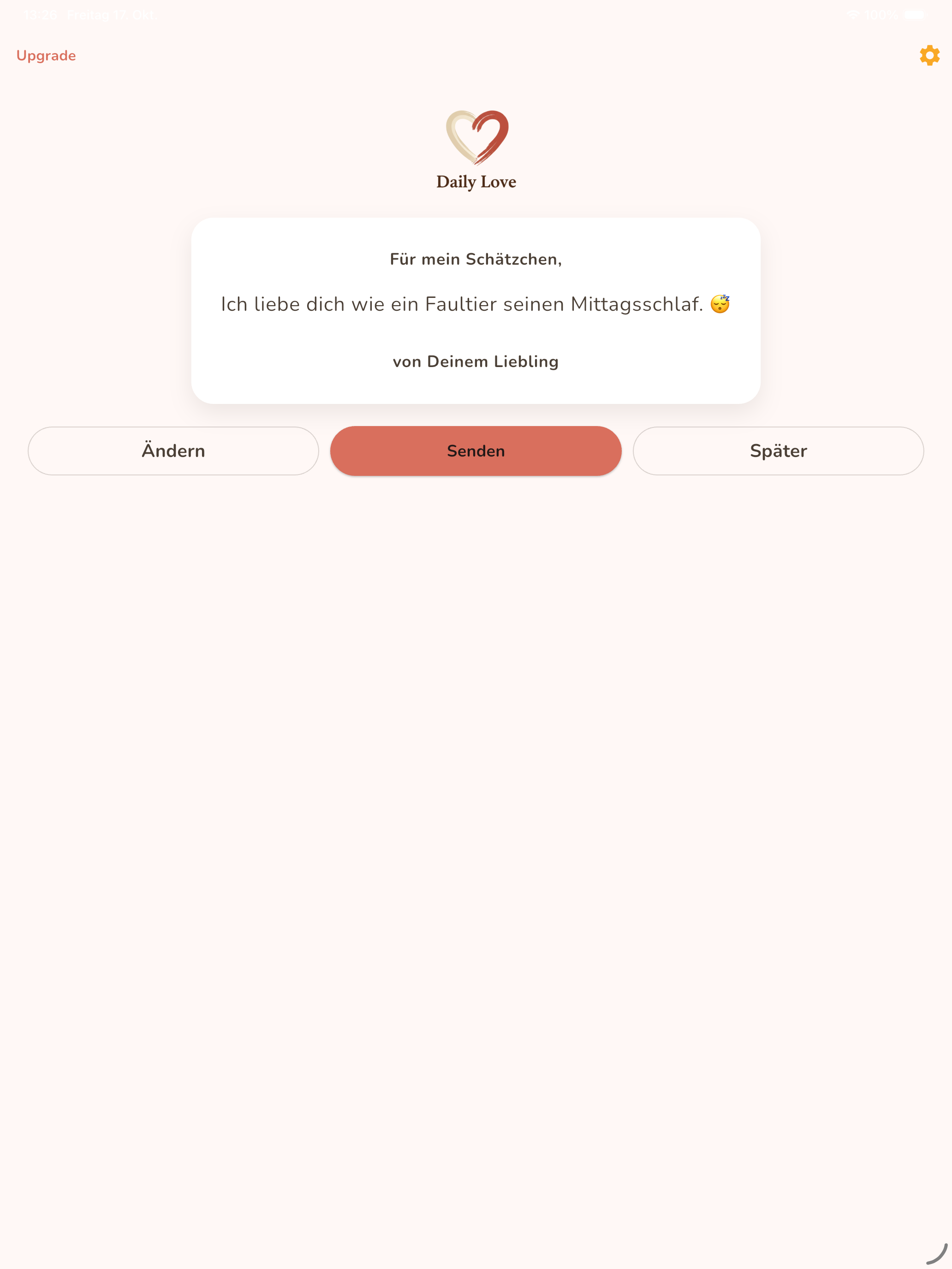 Daily Love: Liebessprüche