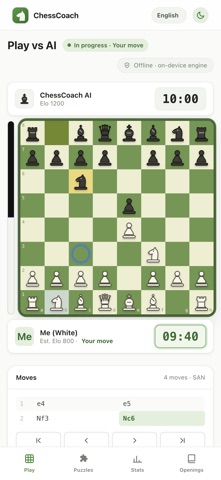 ChessCoach - Chess vs AI Screenshot 3 of 6