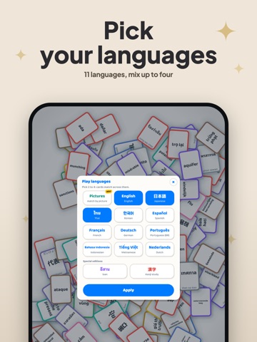 Tidy Words: Word Match iPad screenshot