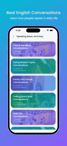 Fluently English :Conversation iPhone screenshot