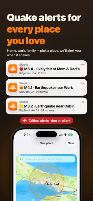Sismik: Earthquake & Emergency screenshot 2