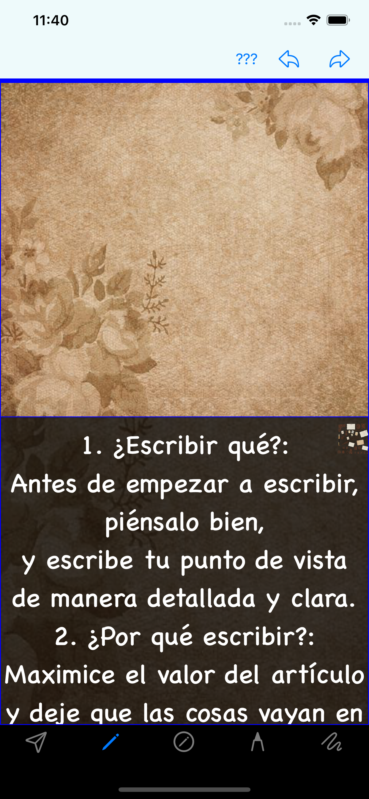 Excelente redacción
