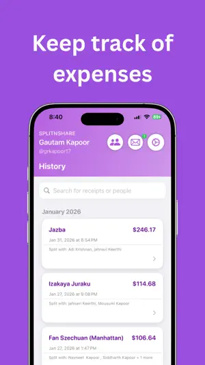 SplitNShare – Bill Splitter screenshot 3