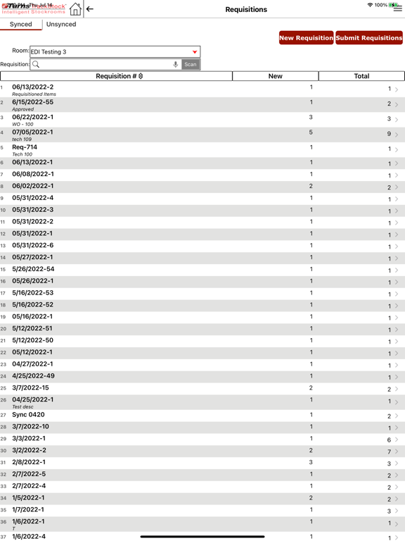 eTurns TrackStock iPad screenshot 6 - Business app