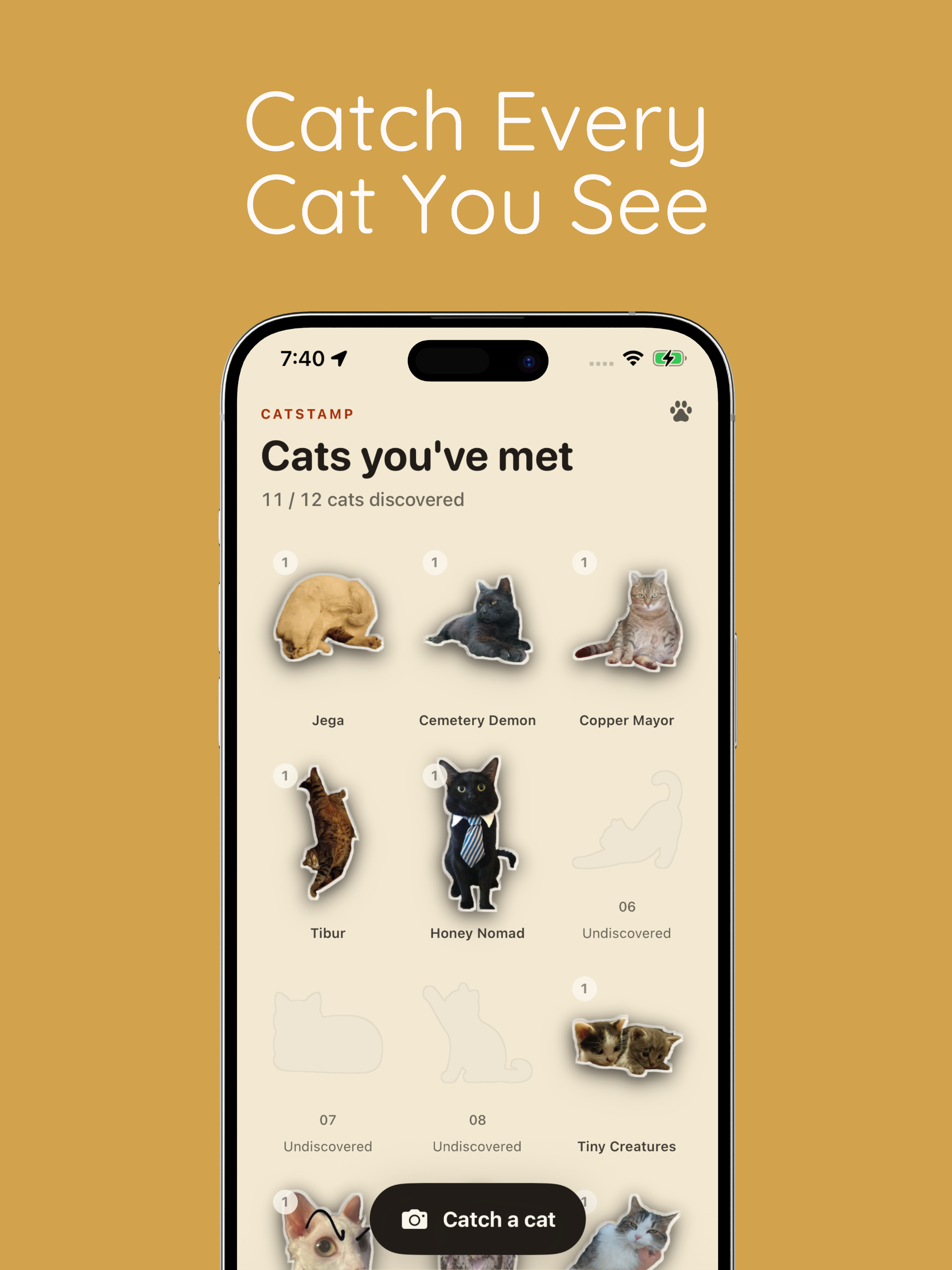 CatStamp: Catch Cat Stickers screenshot 7