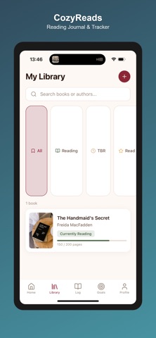 CozyReads - Reading Journal screenshot