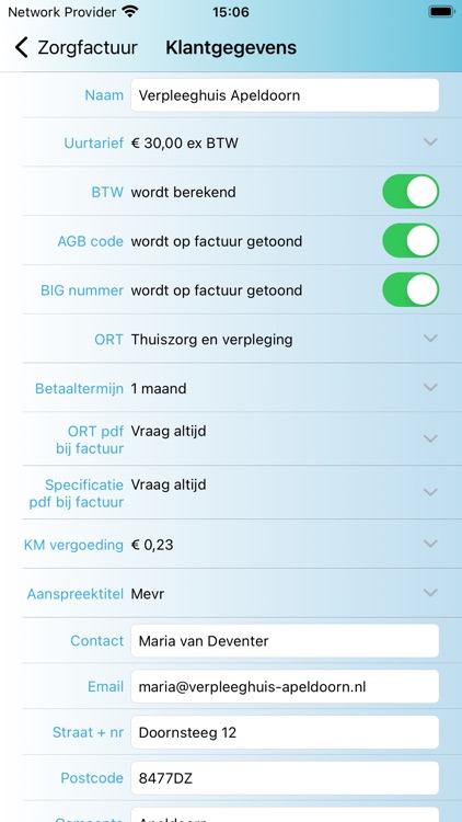 Zorgfactuur screenshot-4