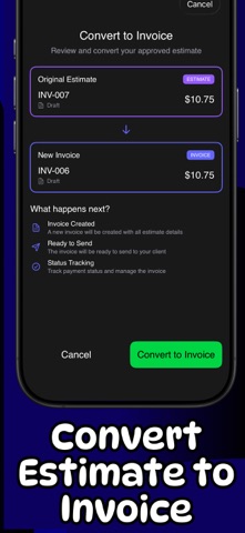Invoice Generator: Glassica iPhone screenshot