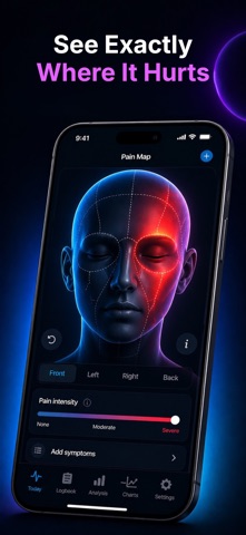 Migraine Tracker Diary Log iPhone screenshot