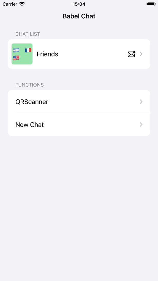 #3. BabelChat (iOS) Podle: jianfeng xuan