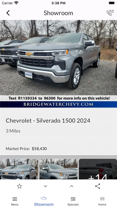 Bridgewater Chevrolet MLink Screenshot
