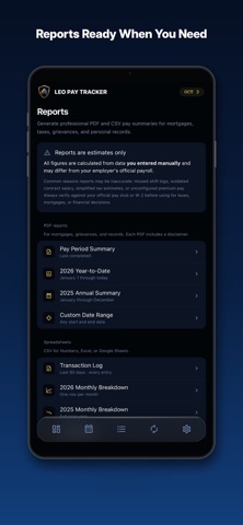 LEO Pay Tracker Screenshot 6 of 6