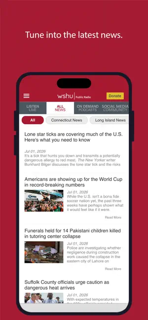 WSHU Public Radio App screenshot 3