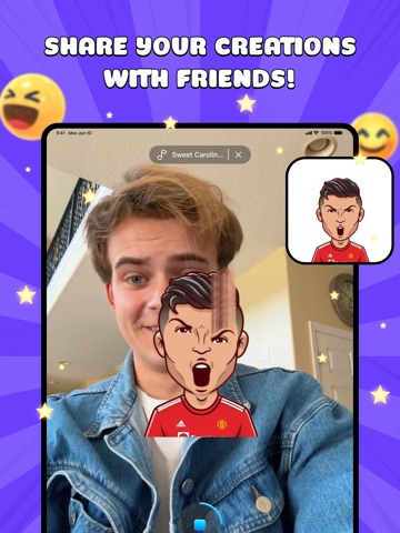 Funny Face Mashup Challenge iPad screenshot