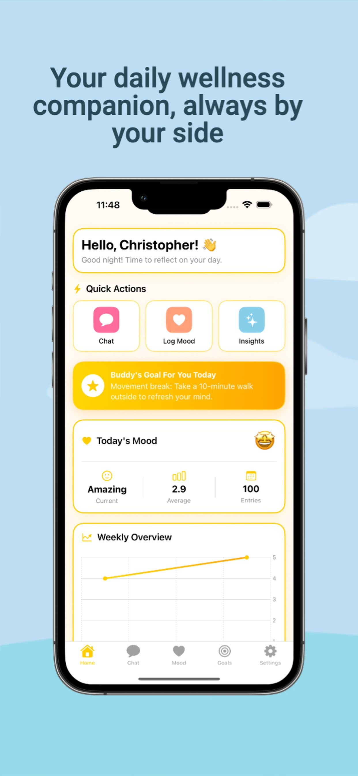 The Buddy App - Wellness App screenshot 3