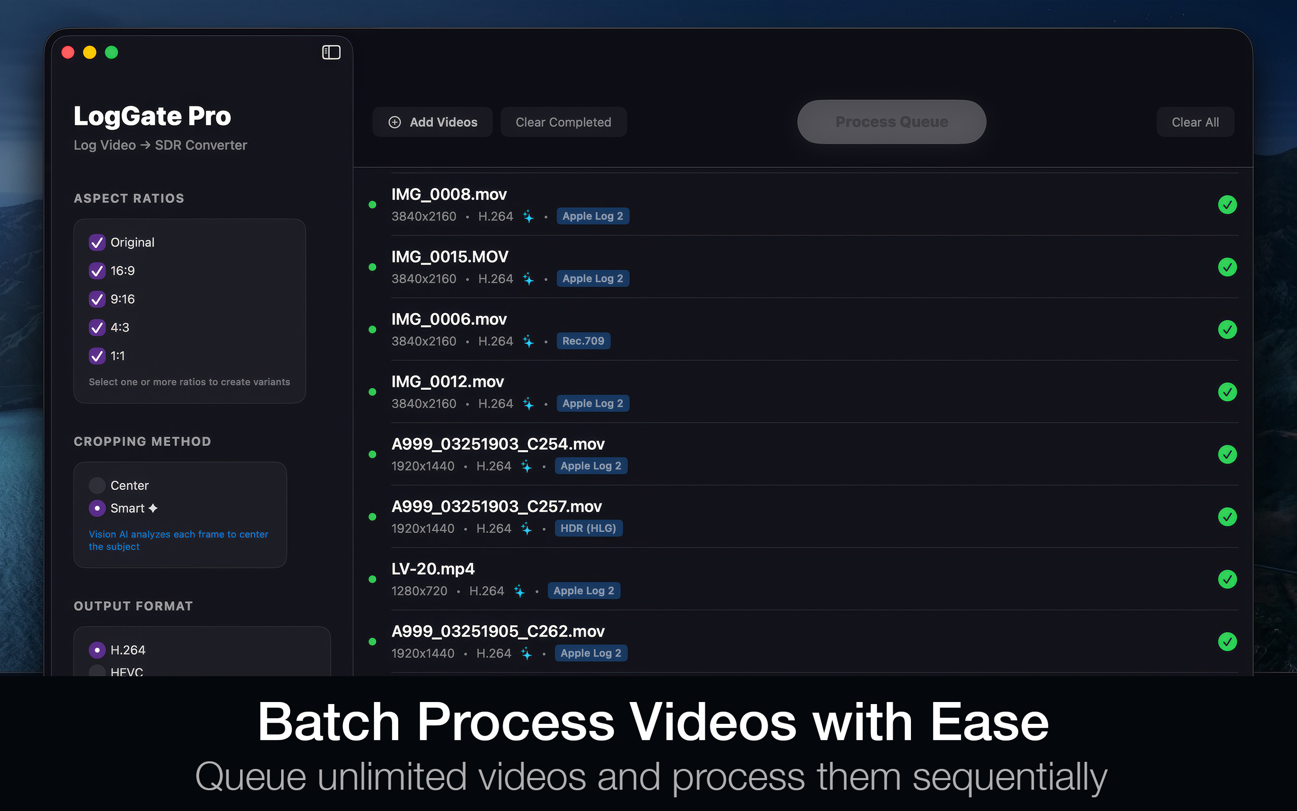 LogGate Pro · Log to Rec.709 screenshot 10