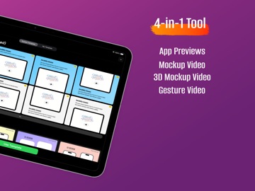 MotMark - 3D Mockup Video iPad screenshot