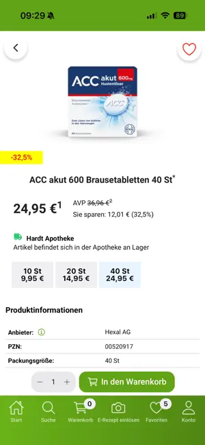 Hardt Apotheke screenshot 2