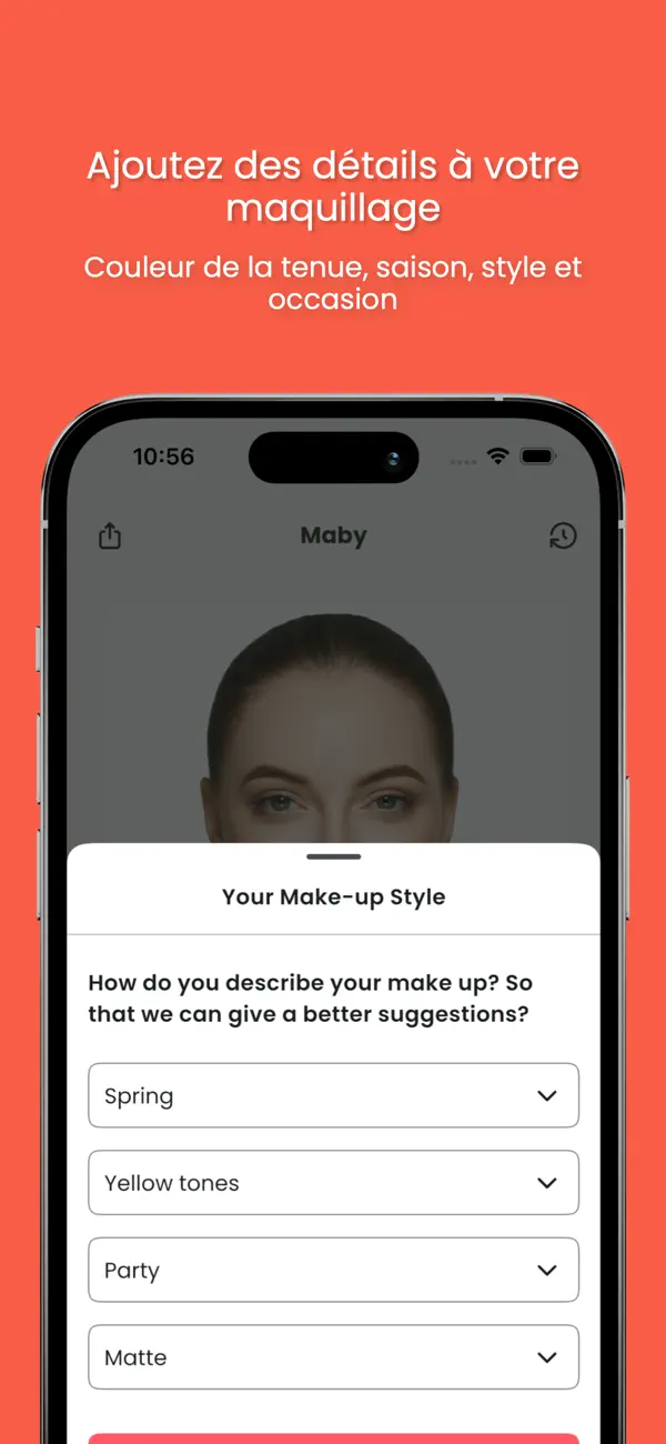 Screenshot #3 pour Assistant Maquillage IA - Maby