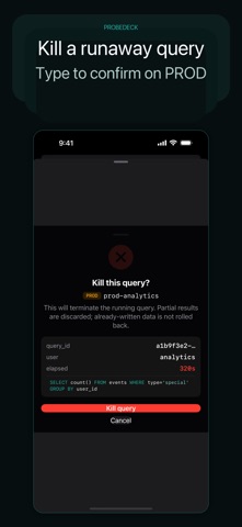 ProbeDeck: ClickHouse®客户端 screenshot