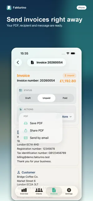 Fakturino – Invoice Maker screenshot 4