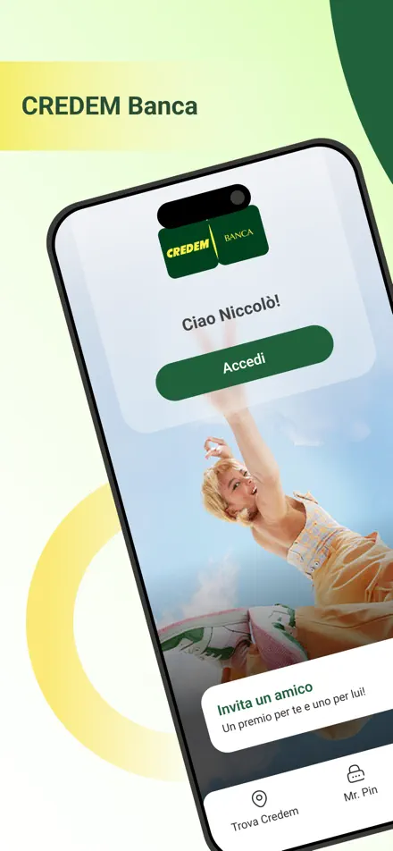 Credem app screenshot 1