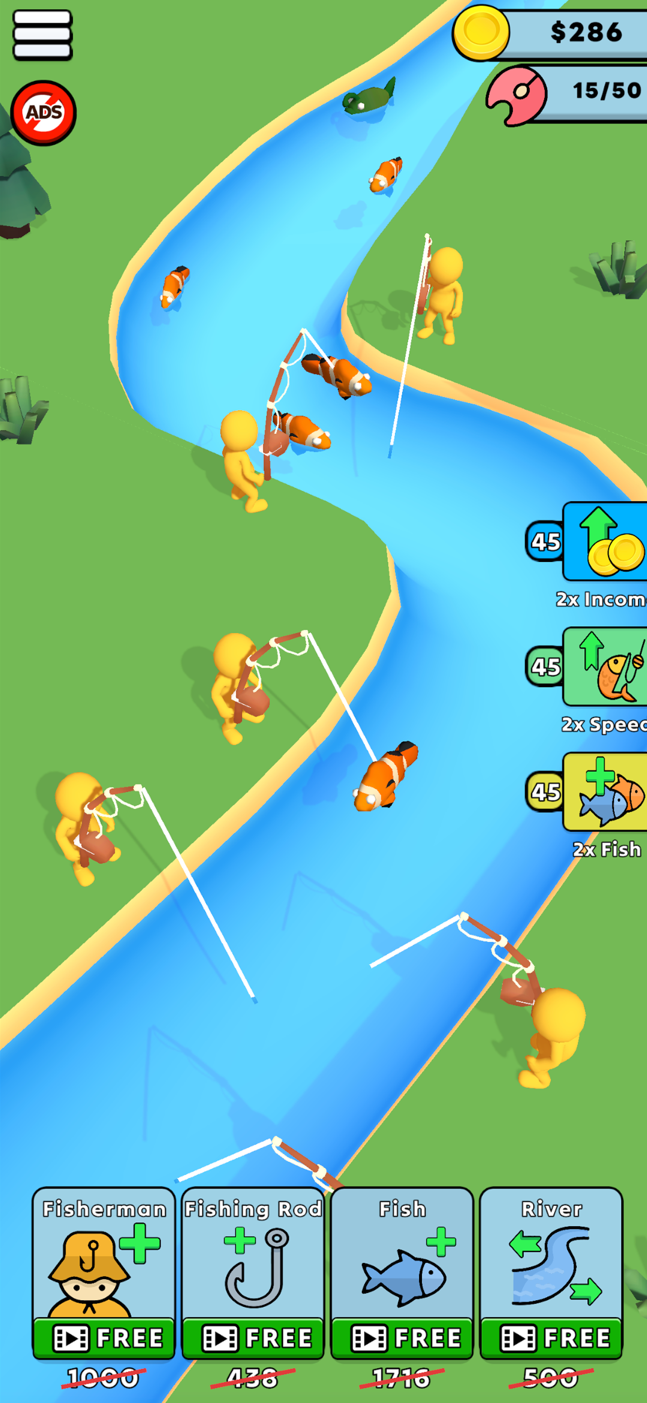 Fisher Idle screenshot 3