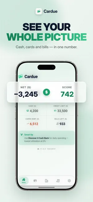 Cardue: Credit Card Tracker screenshot 3