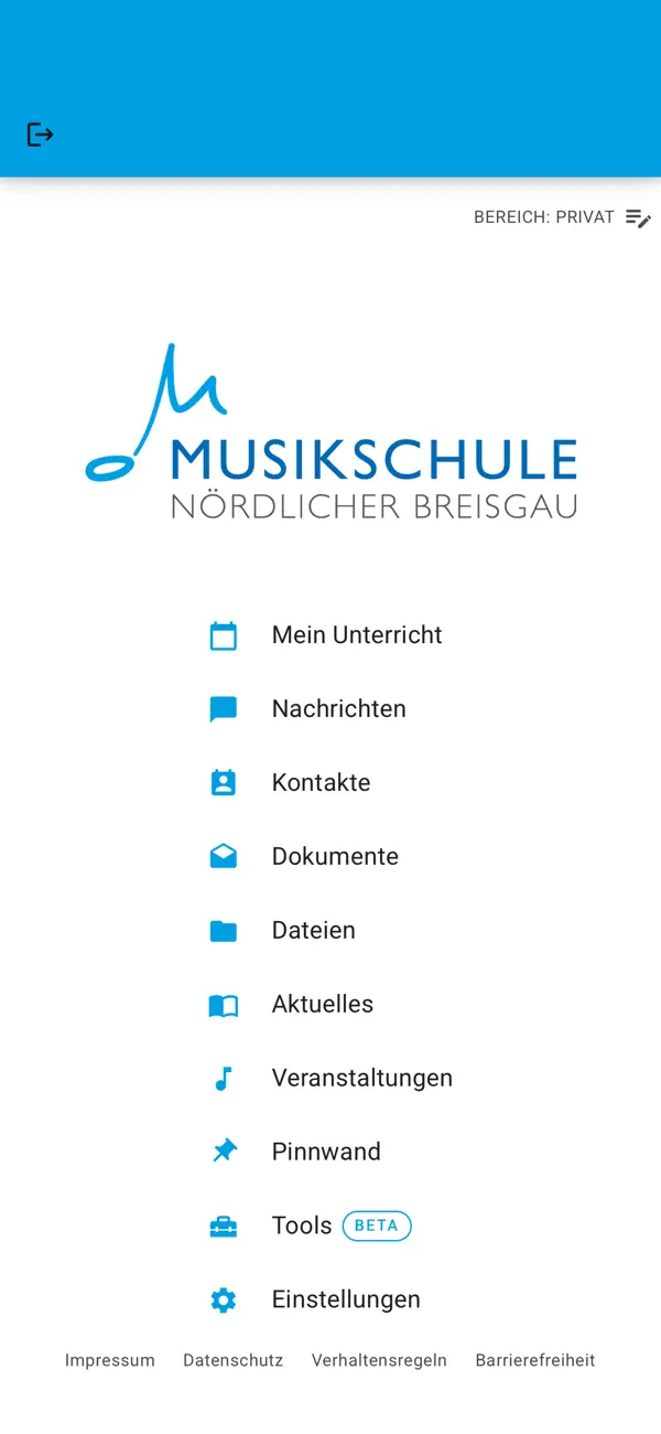 Screenshot #1 pour Musikschule NB