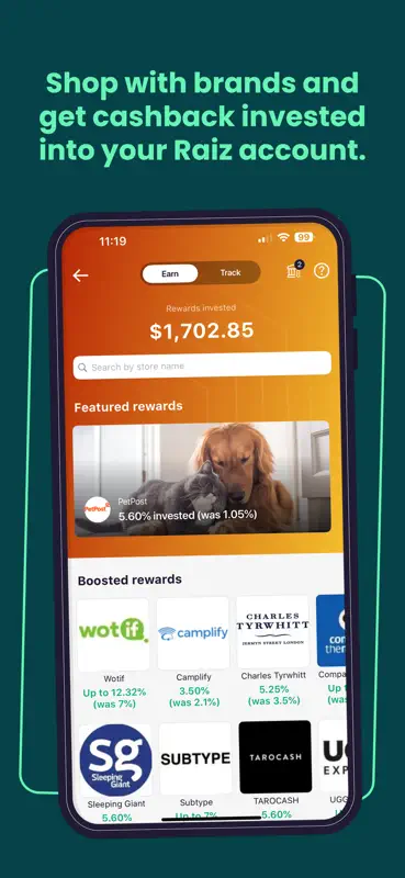 Raiz | Earn, Save & Invest screenshot 7 of 10