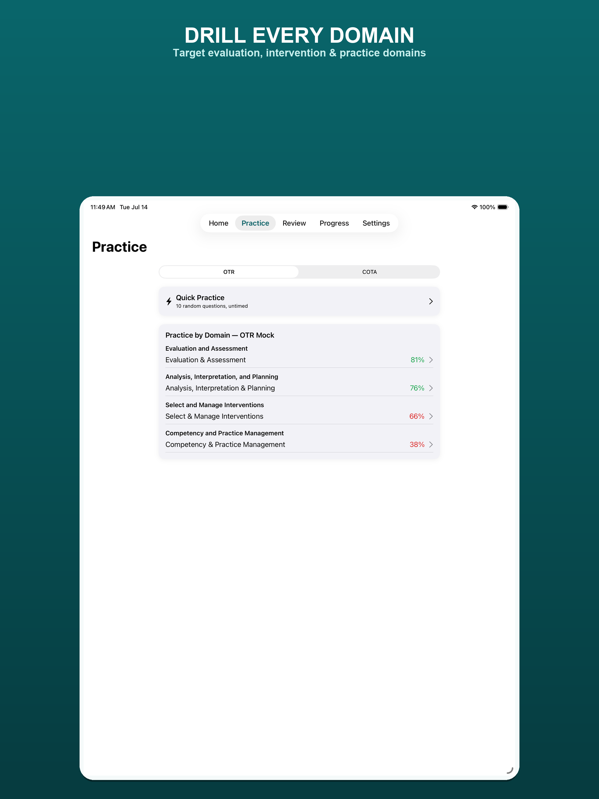 OT Prep: NBCOT Practice screenshot 5
