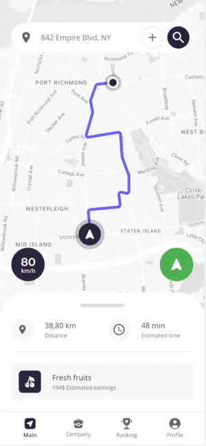 GeoSpedition screenshot 1