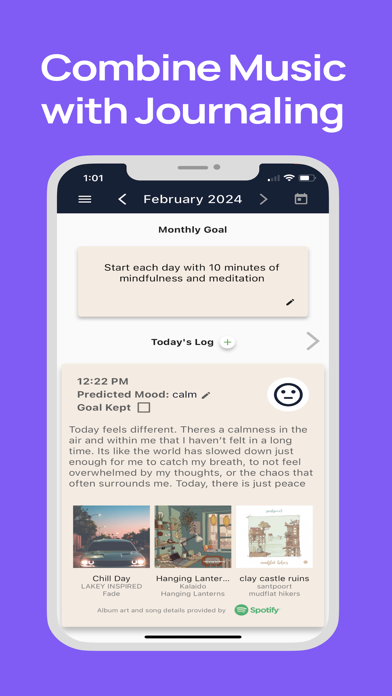 Harmonia - Music Mood Journal Screenshot