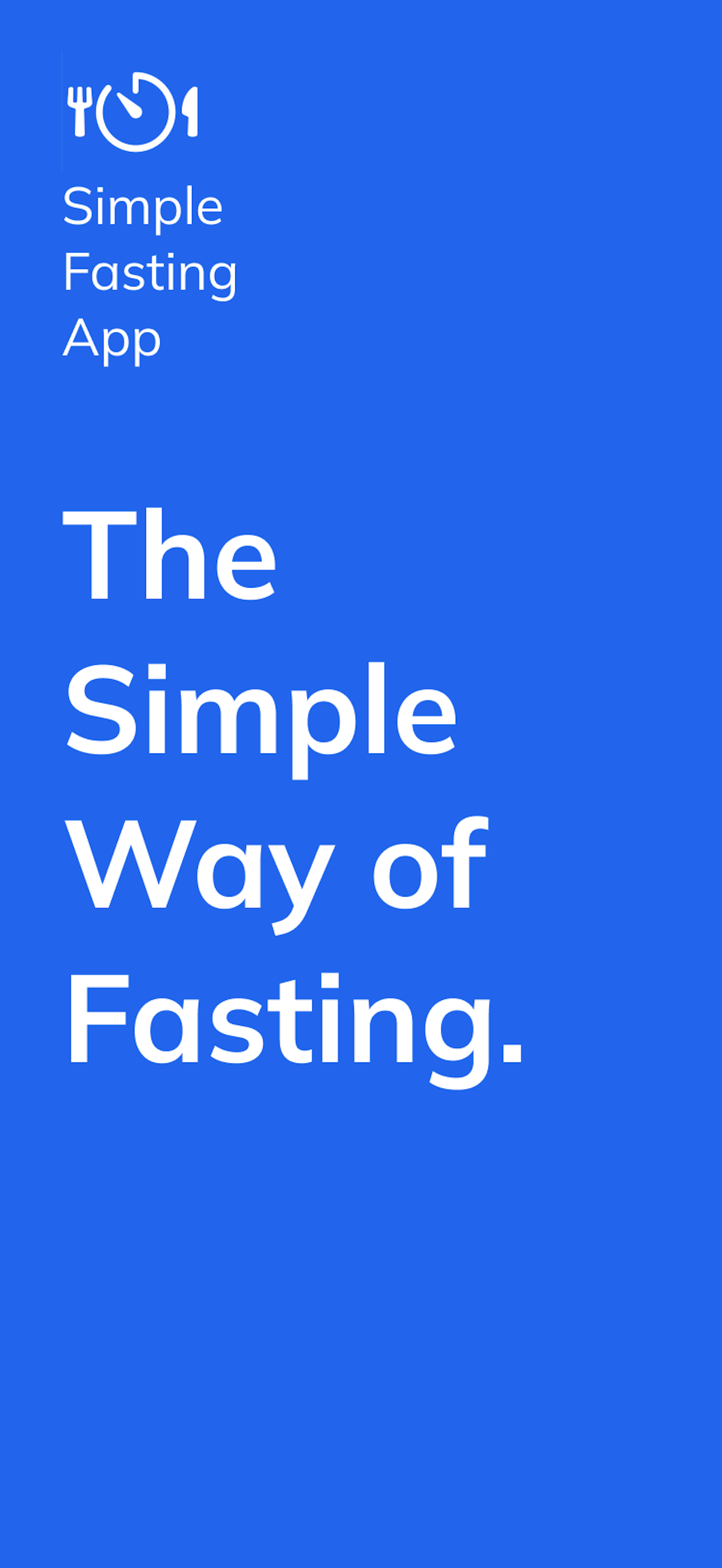 Simple Fasting App