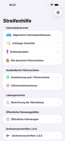 Streifenhilfe screenshot
