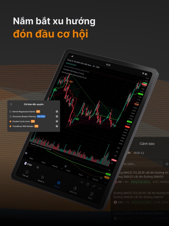 Simplize - Chứng khoán, đầu tư iPad screenshot 5 - Finance app