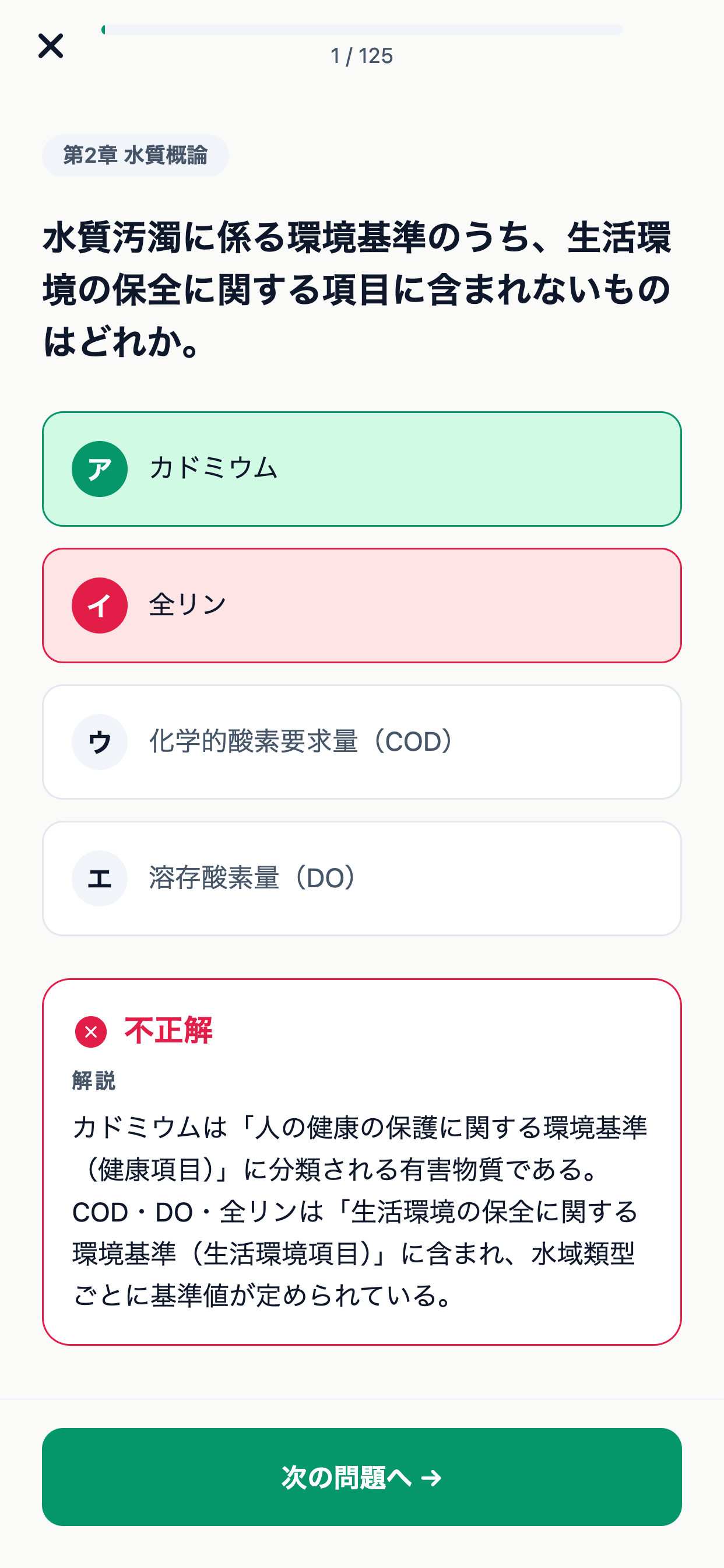公害防止管理者水質3種対策 screenshot 4
