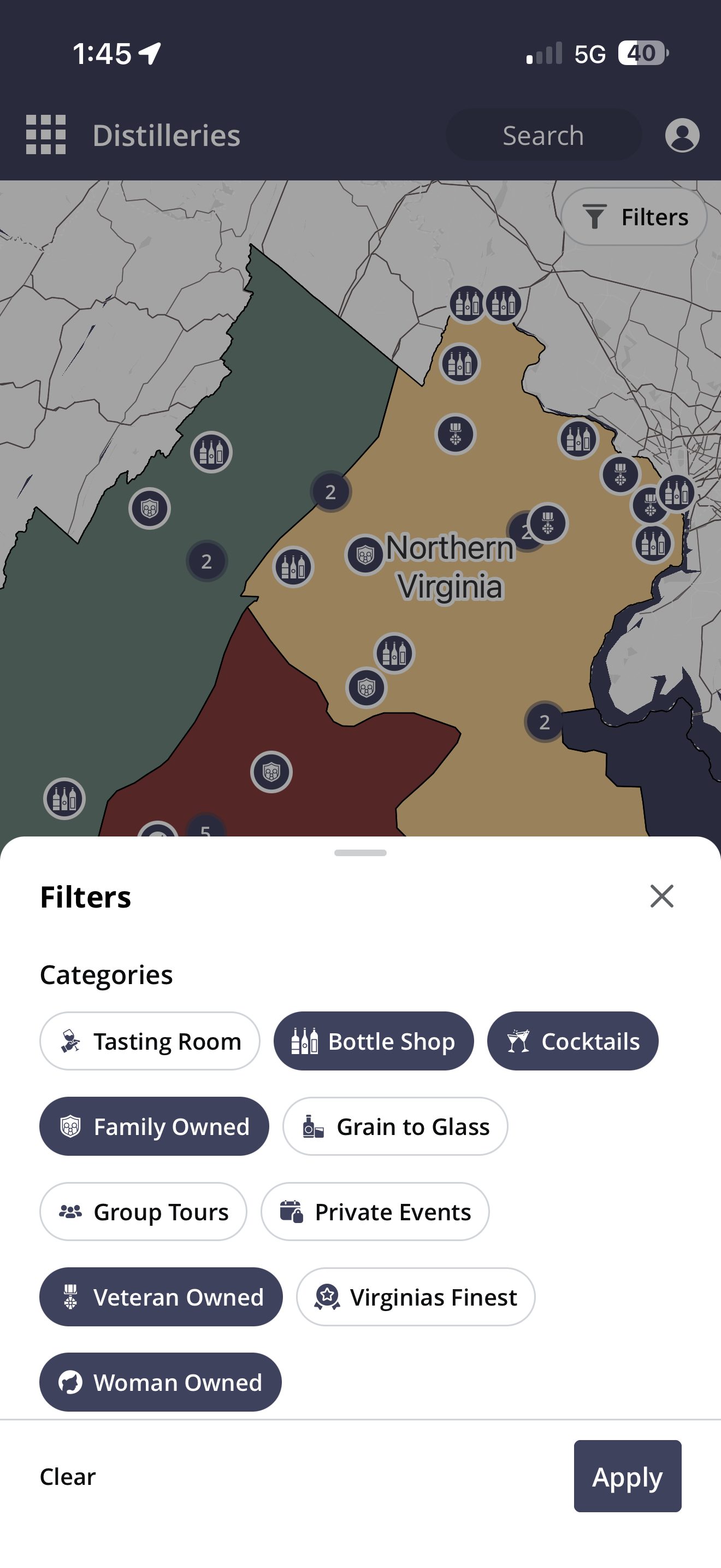 Virginia Spirits Trail screenshot 3