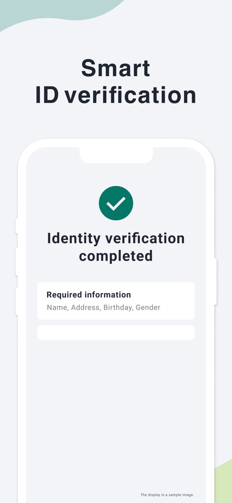 TRUSTDOCK - This screenshot highlights the clear "Identity verification completed" status and the summary of "Required information" for peace of mind.
