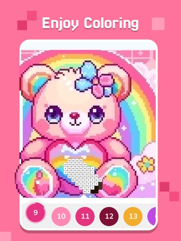Pixel Coloring-Color by number iPad screenshot