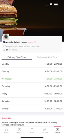Newcastle Kebab House Online screenshot