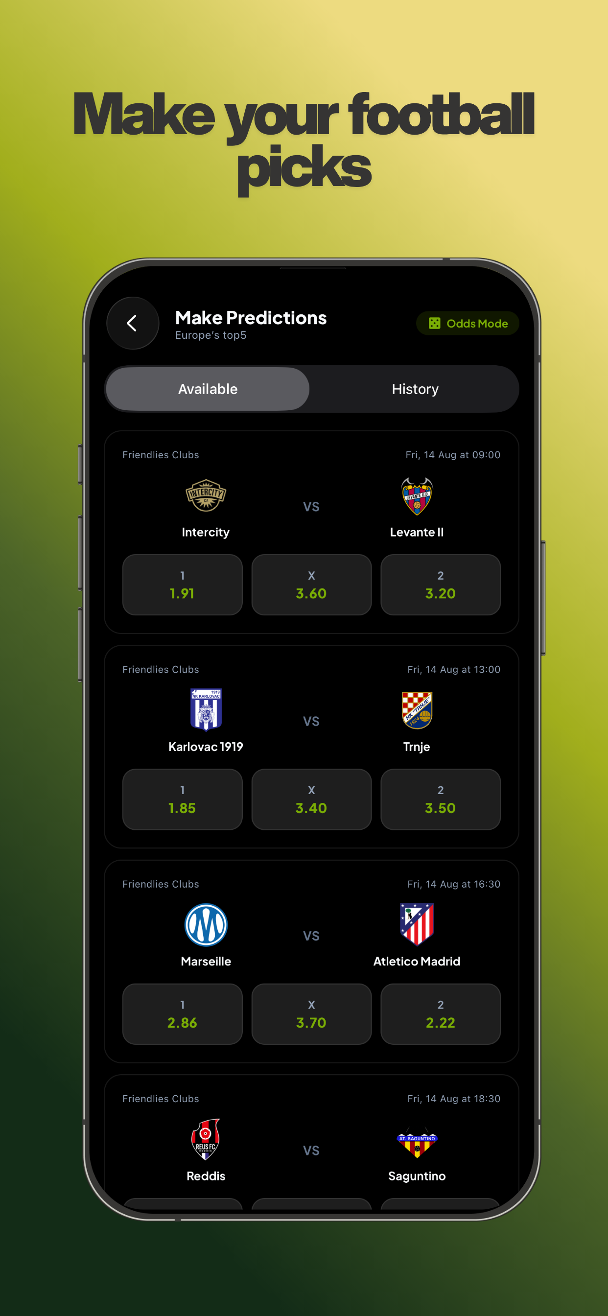 Notball: Predict with Friends screenshot 4