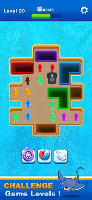 Drop Fish Away Color Puzzle screenshot 2