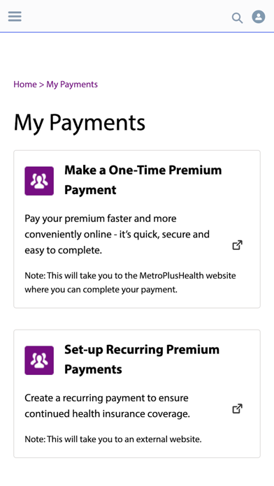 MetroPlusHealth Member Screenshot