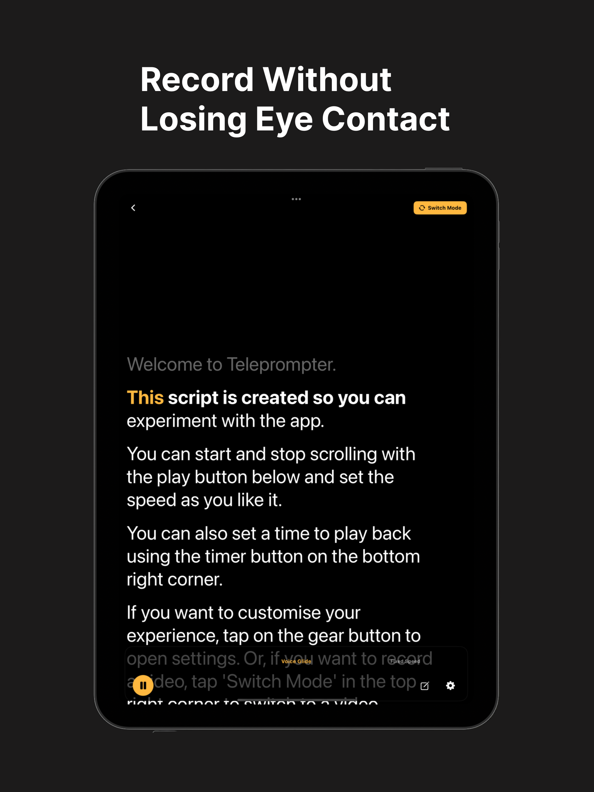 Teleprompter: Script Reader screenshot 6