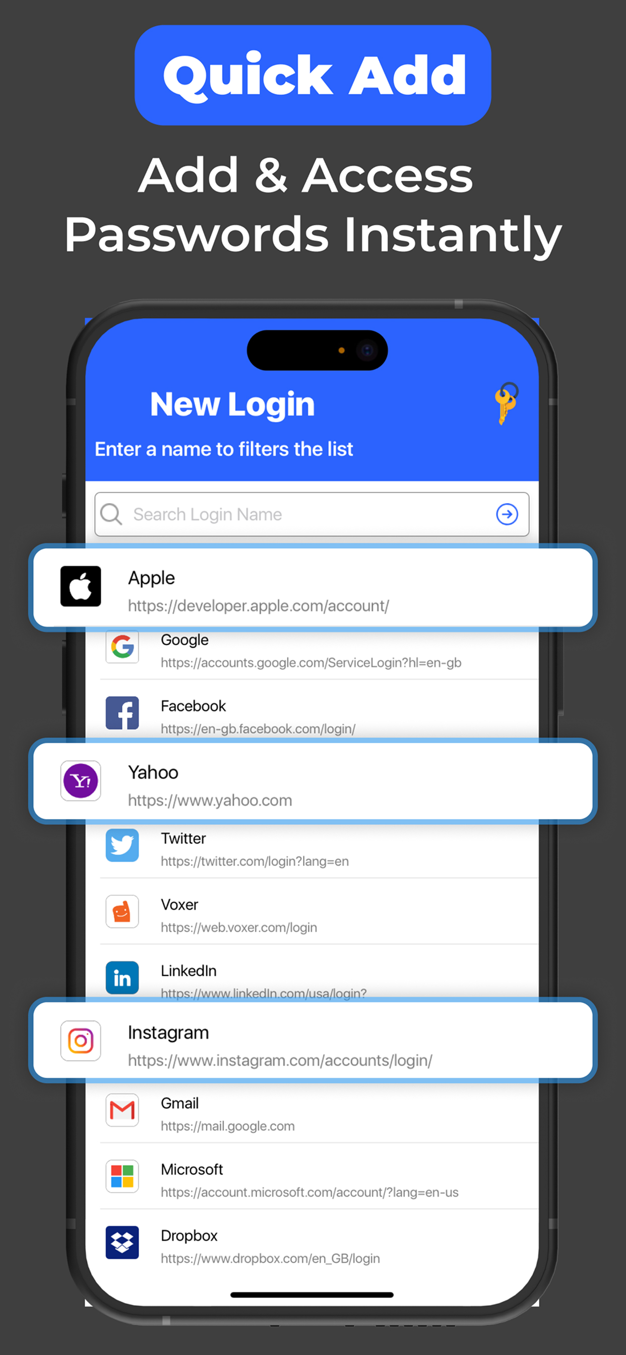 Password Manager & Generator