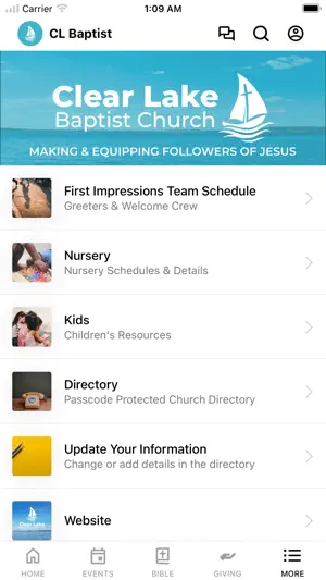 Clear Lake Baptist Church IA screenshot 3